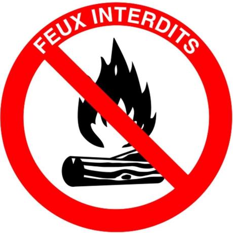 feux interdits