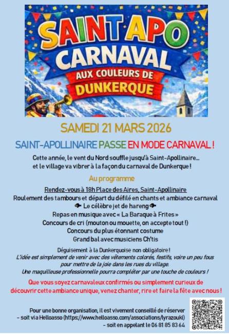 AFFICHE SAINT APO CARNAVAL