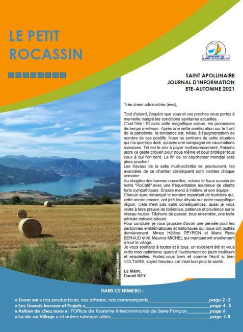 Rocassin juin 2021