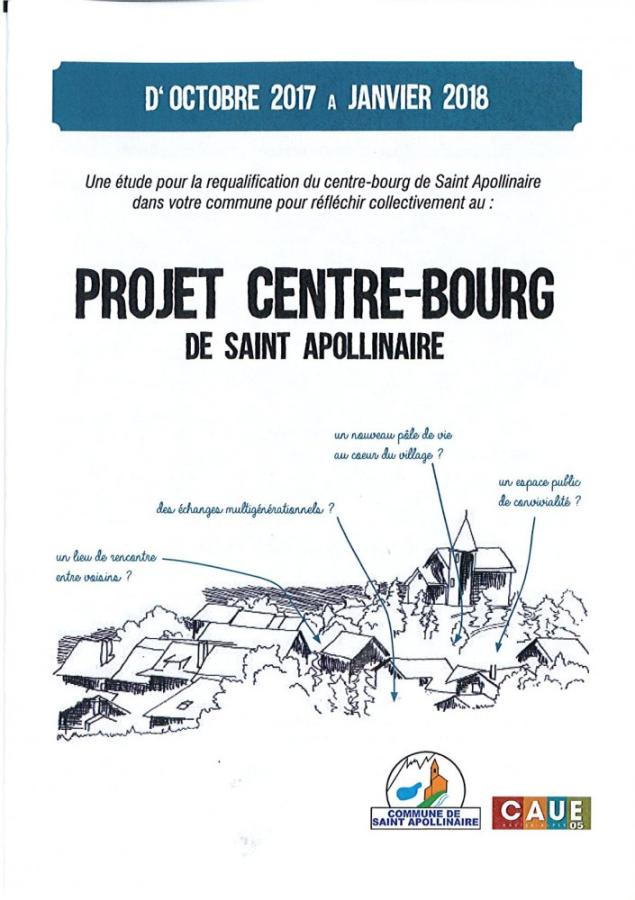 PROJET CENTRE BOURG de SaintApollinaire